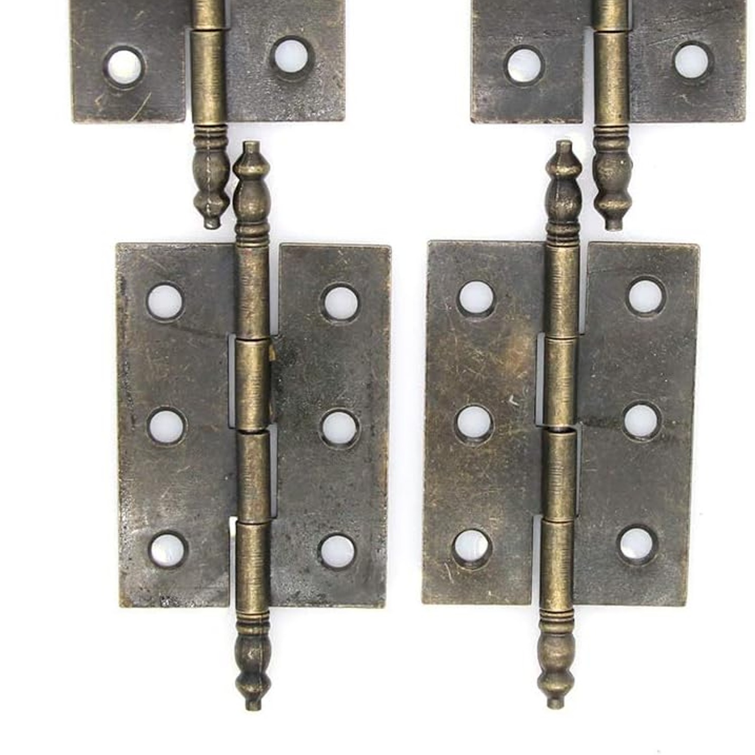 LXZ Antique Brass Flap Hinges Set of 4