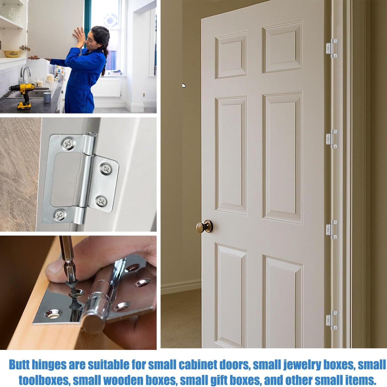 50mm Stainless Steel Flush Hinges: image 5