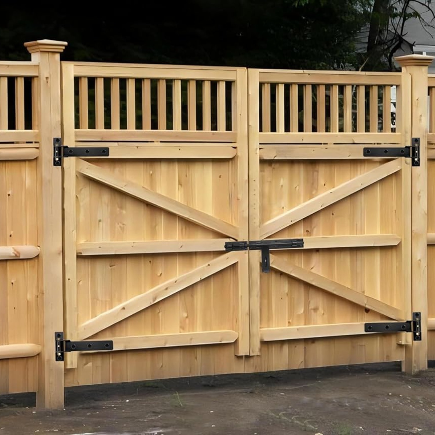 HFCENXIE 13 Inch Heavy Duty Gate Hinges: image 3